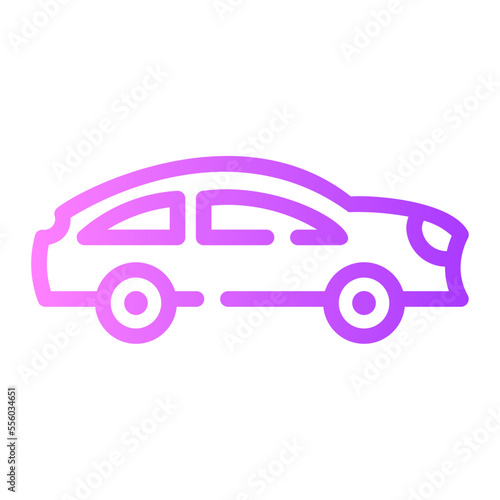 sport car gradient icon