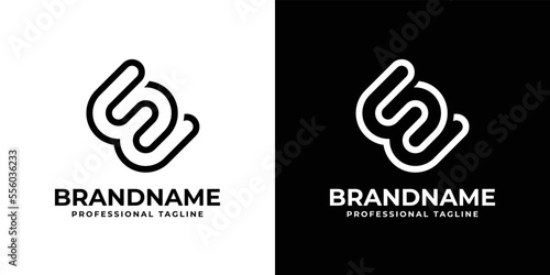 Simple Letter EN Monogram Logo, suitable for any business EN or NE initials.