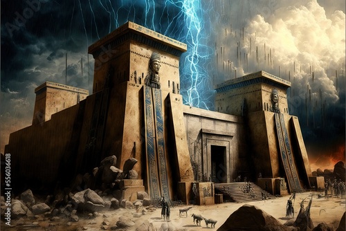 Magical Babilonian Buildings Phenomena in the Sky, Resonating Electromagnetical Power Between The Building and the Atmosphere, Opening Portals and Gates for Another Dimensions