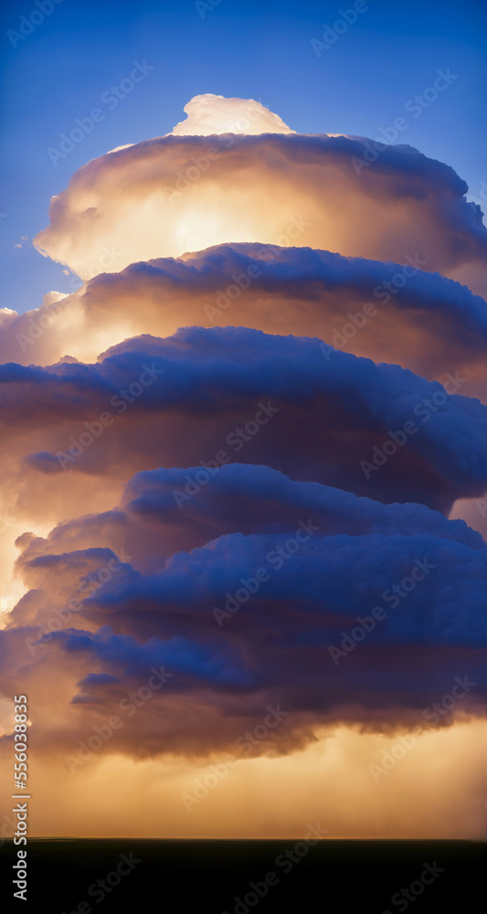 Stunning cloudscape features the mesmerizing lenticular clouds, known