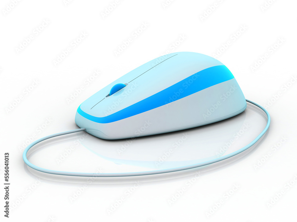 3d rendering new computer mouse
