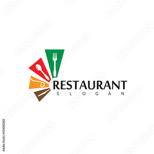 restaurant logo food eat design symbol fast delifery