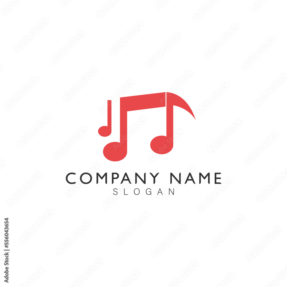 music icon vector design element logo template music icon vector design element logo template