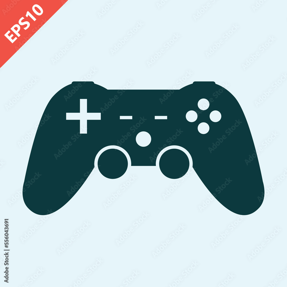 Joystick game console controller design vector flat isolated illustration Joystick game console controller design vector flat isolated illustration