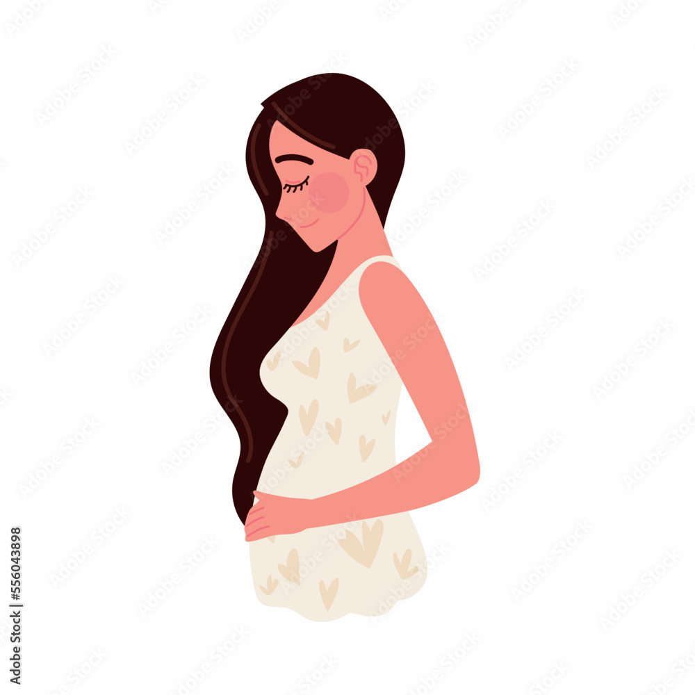 pregnant woman vector style pregnant woman vector style