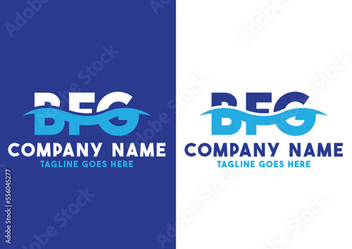 Letter BFG logo design template, BFG logo photo