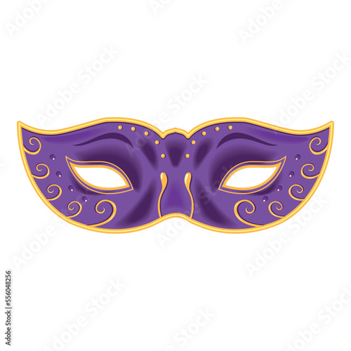 purple mask mardi gras
