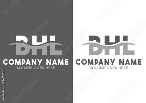 Letter BHL logo design template, BHL logo photo