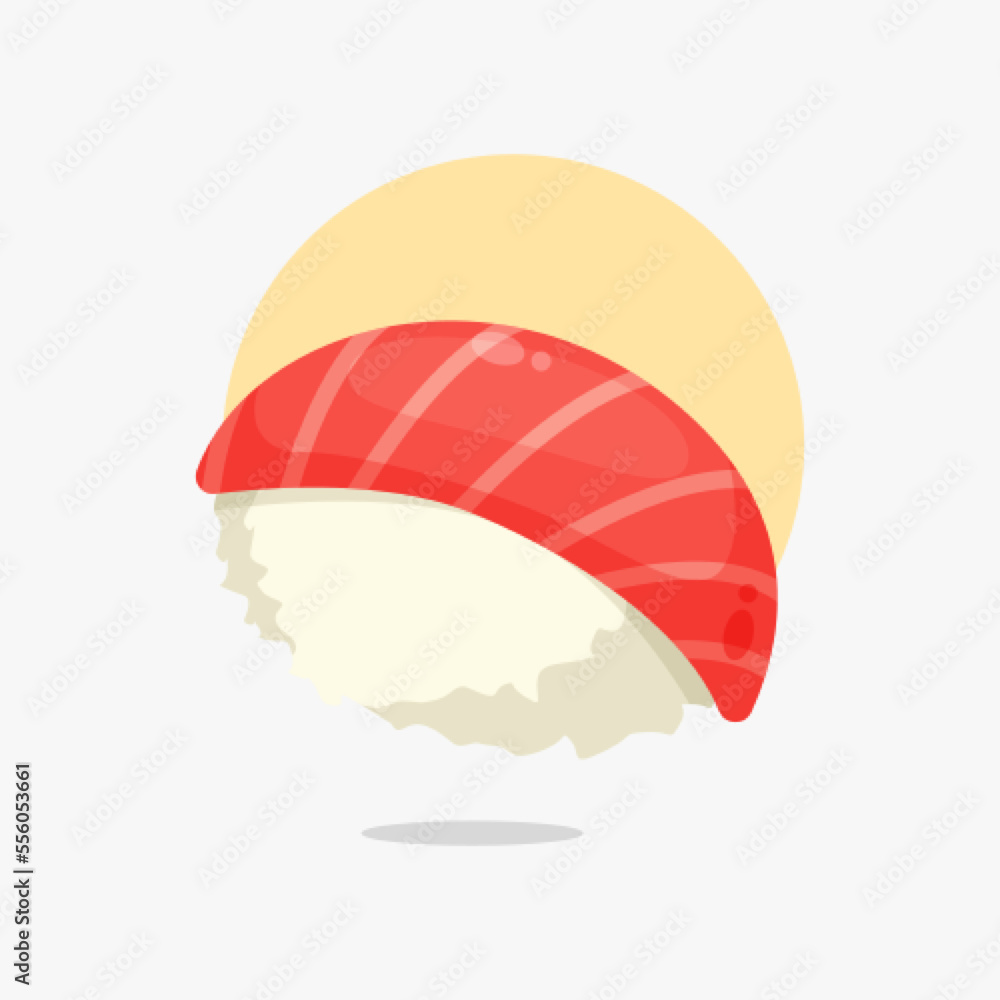sushi icon cartoon illustration sushi icon cartoon illustration