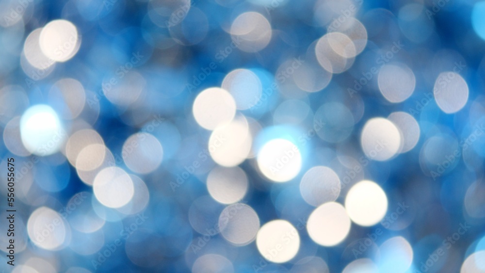 Blue Festive blurred bokeh background Blue Festive blurred bokeh background