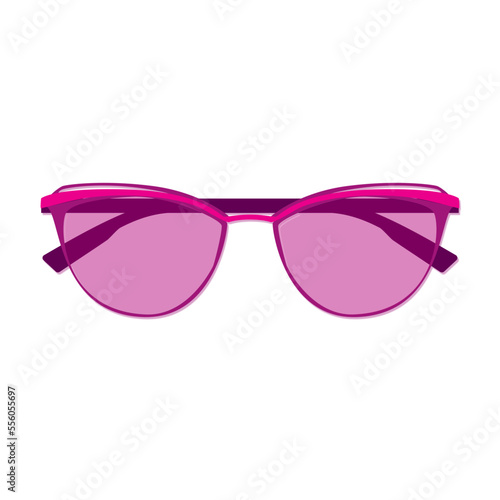 sunglasses isolated 80s retro vintage fashion pink magenta