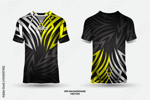 Fantastic Wavy jersey design suitable for sports, racing, soccer, gaming and e sports vector
