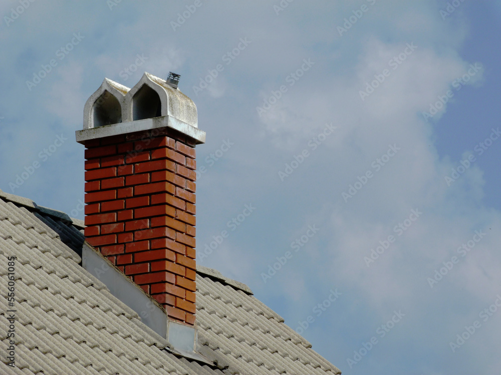 brick chimney concrete capping. ornamental white concrete capstone ...