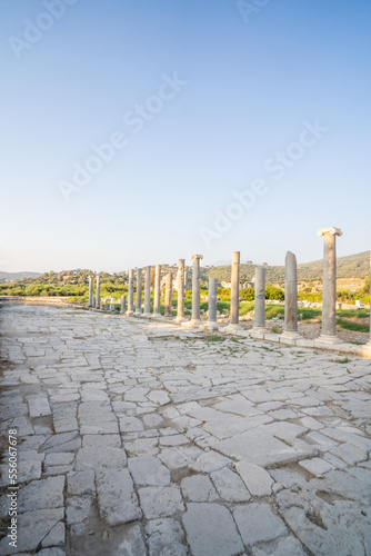 Patara (Pttra). Ruins of the ancient Lycian city Patara.
Antique ("market") at the Patara archaeological site,"Lycian Way" Lycia, Antalya province, Turkey