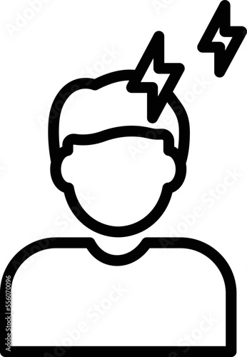Headache Vector Icon
