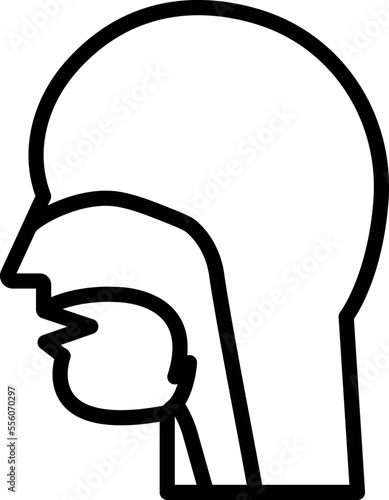 Nasal canal Vector Icon
