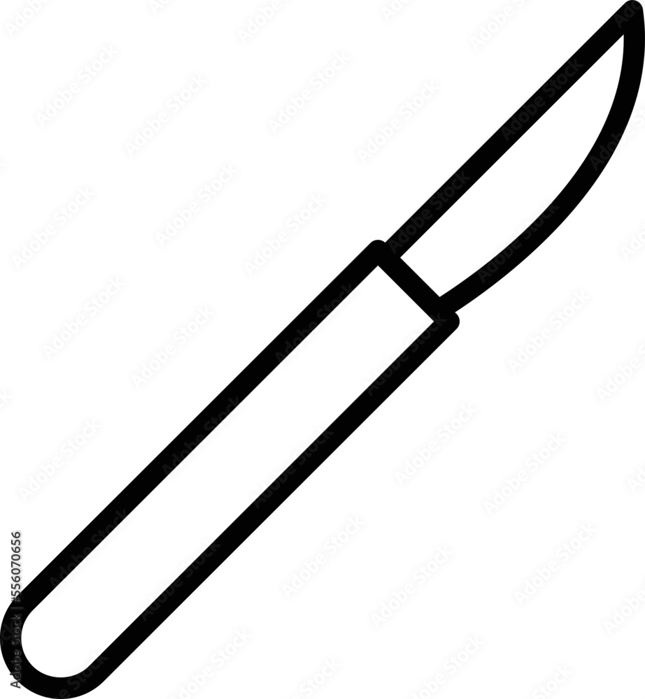 Doctor knife Vector Icon
Doctor knife Vector Icon