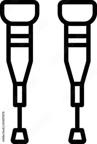 walking stick Vector Icon 
