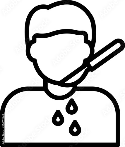 kill person Vector Icon
