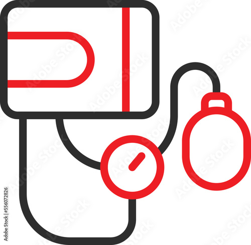 Sphygmomanometer Vector Icon
