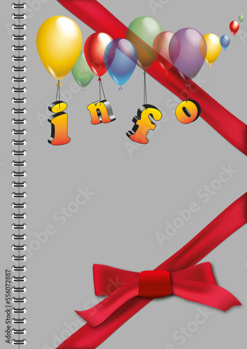 Geschenkschleife info groß