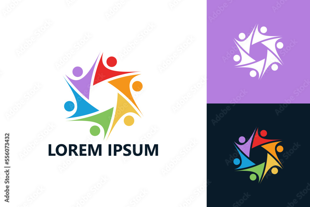 Photography group logo template design vector Photography group logo template design vector