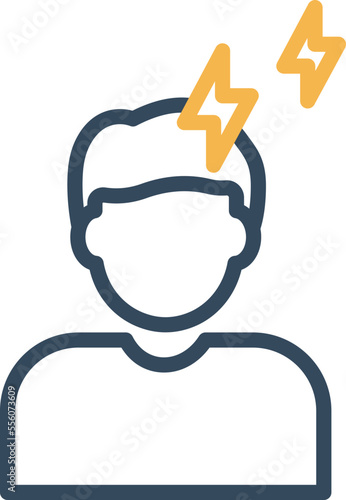 Headache Vector Icon
