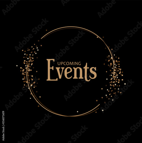 upcomig events card	