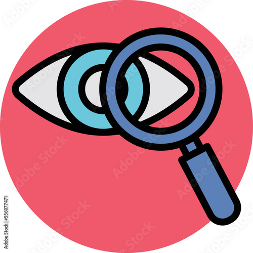 Eye test Vector Icon
