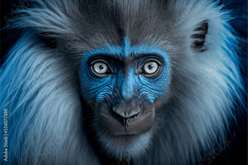 beautiful headshot from a monkey © Djomas