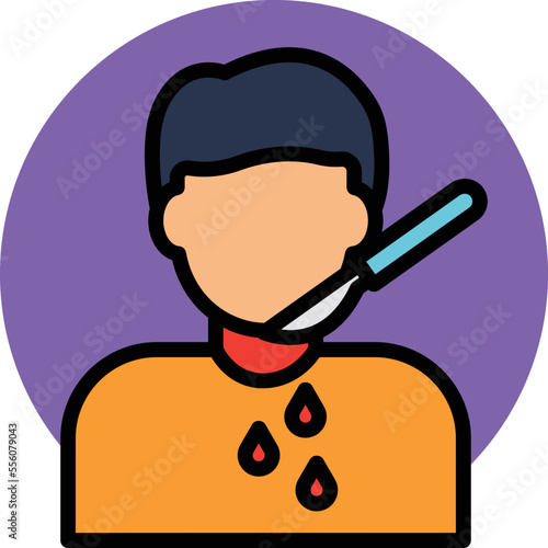 kill person Vector Icon
