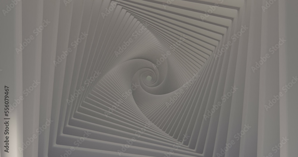 Naklejka premium abstract 3d background spiral made in blender