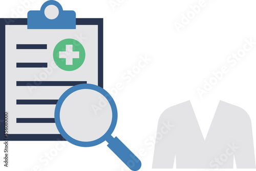 Medical Report Vector Icon 