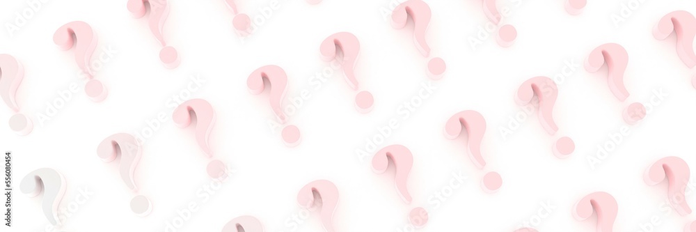 Colored question marks background concept. 3D Rendering. Colored question marks background concept. 3D Rendering.