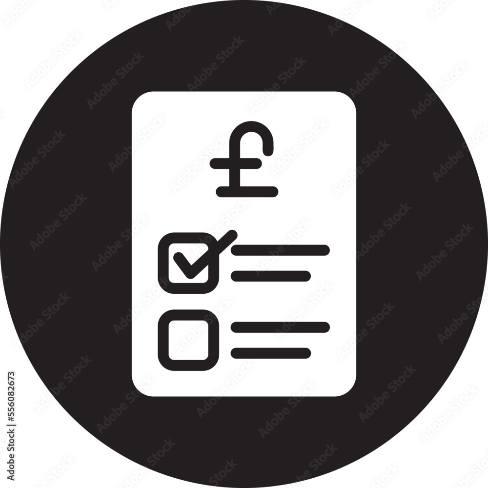invoice glyph icon invoice glyph icon