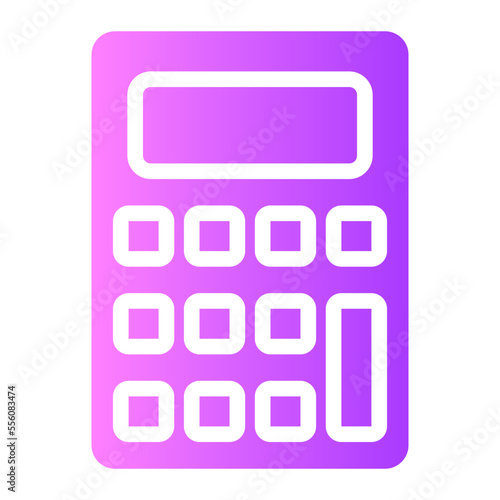 calculator gradient icon