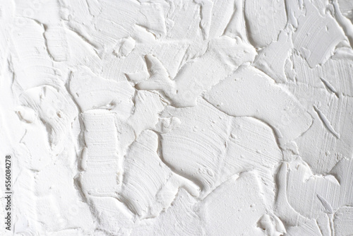Photography White wall putty texture, rough grunge background in close-up