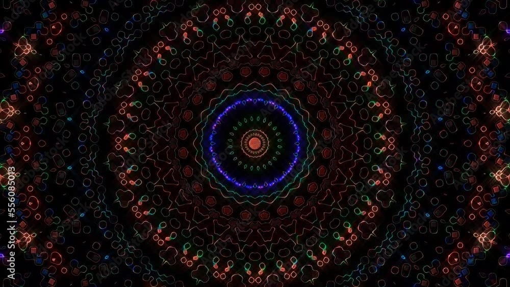 Abstract background moving stripes and flashing with shining light dots. Animation with circles Abstract background moving stripes and flashing with shining light dots. Animation with circles