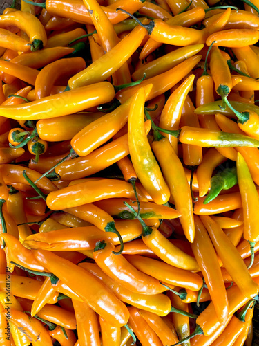 yellow chili peppers