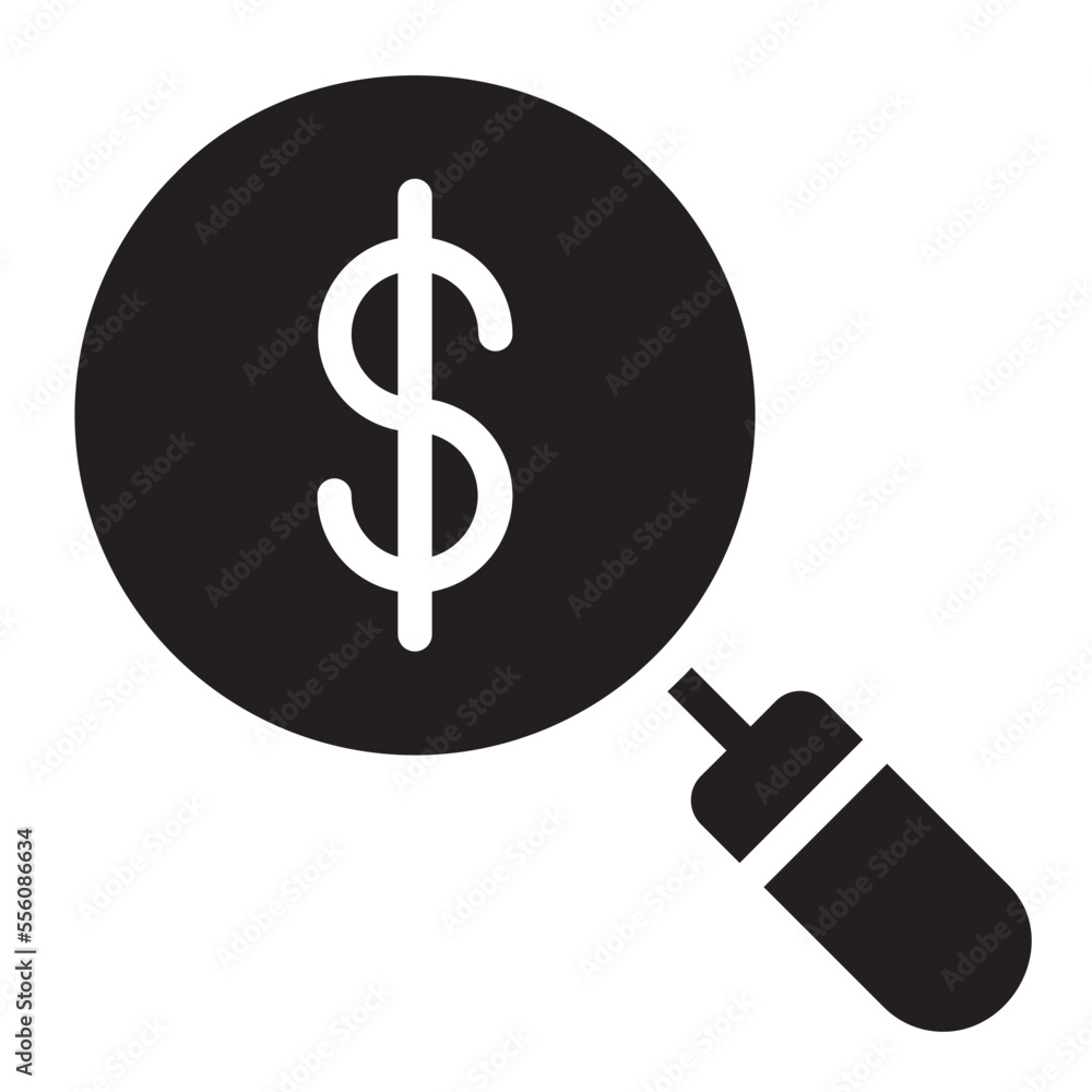 magnifier glyph icon