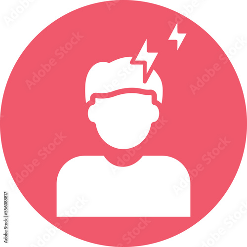 Headache Vector Icon
