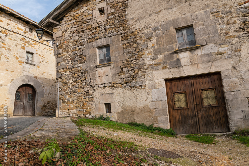 Stone houses. Country charm. Juslapeña, Navarra