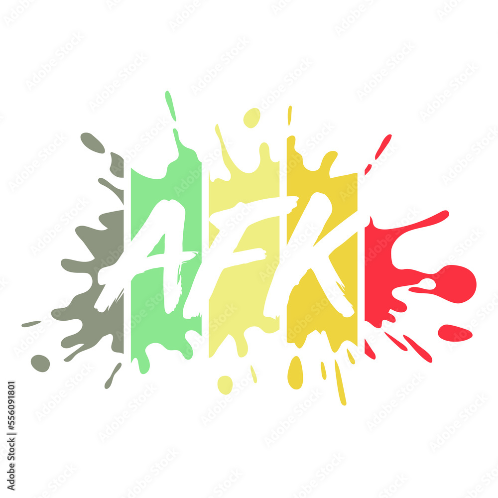 AFK shirt design with gamer phrase away from keyboard. Perfect gift for gamers. AFK shirt design with gamer phrase away from keyboard. Perfect gift for gamers.