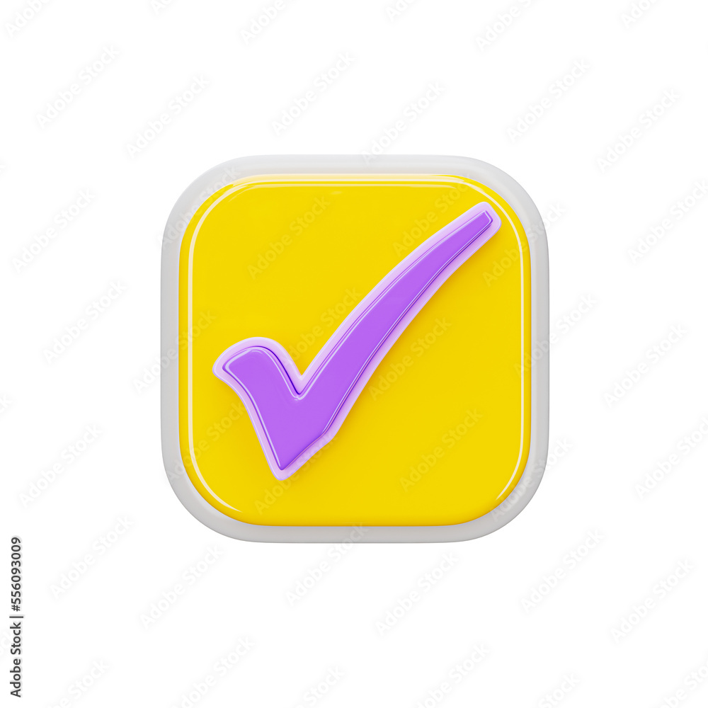 ApproveIcon 3d icon in transparent background. 3d symbol and sign. Modern and minimalistic. 3D rendered Illustration. ApproveIcon 3d icon in transparent background. 3d symbol and sign. Modern and minimalistic. 3D rendered Illustration.