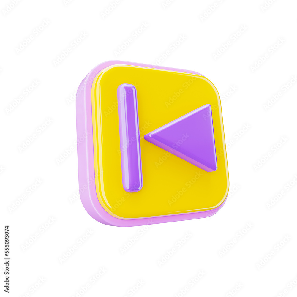 BackIcon 3d icon in transparent background. 3d symbol and sign. Modern and minimalistic. 3D rendered Illustration. BackIcon 3d icon in transparent background. 3d symbol and sign. Modern and minimalistic. 3D rendered Illustration.