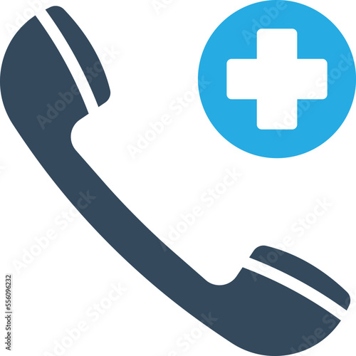 emergency call Vector Icon
