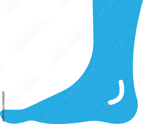 Body Foot Vector Icon
