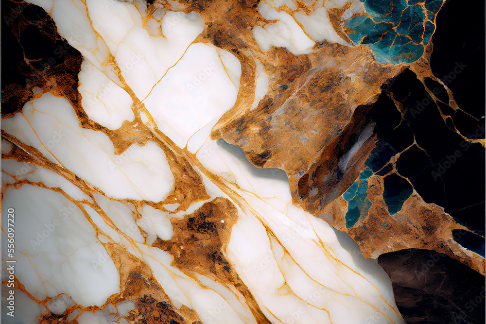 Beautiful high quality marble with a natural pattern.
