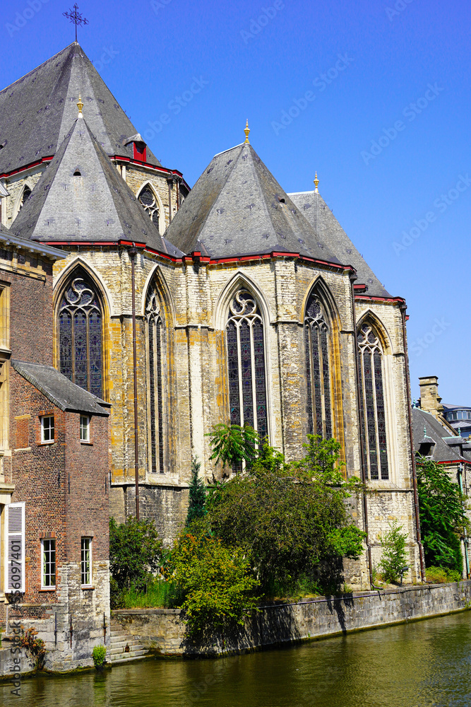St. Michael’s church in Ghent, Flanders, Belgium