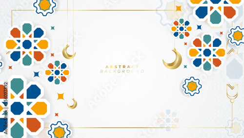 Luxury ramadan islamic background with mandala